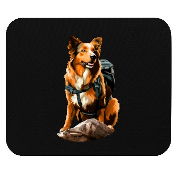 Discover Dogs Mountaineering / Hiking Dog Mouse Pads