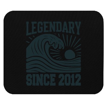 Discover Legendary Since 2012 Birthday Vibes Mouse Pads