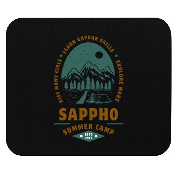 Discover Sappho Summer Camp Mouse Pads – Lesbian,wlw design