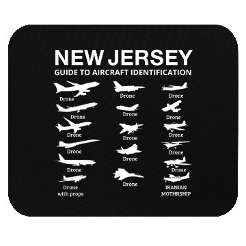 Discover New Jersey Guide to Aircraft Identification Funny Mouse Pads