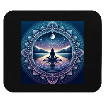 Discover Mandala yoga Mouse Pads