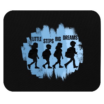 Discover Little Steps Big Dreams Inspirational Design Mouse Pads