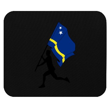 Discover Runner flag Curacao men Mouse Pads