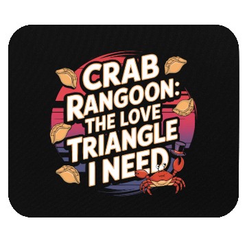 Discover Crab Rangoon Lover American Chinese Sea Food Mouse Pads