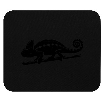 Discover Spotted Chameleon Runs Across A Branch Mouse Pads