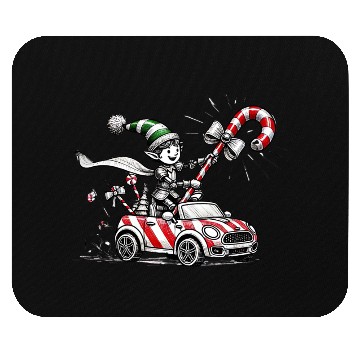 Discover Elf Candy Joust Mouse Pads