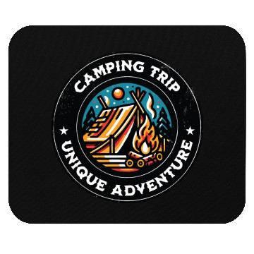 Discover Camping Trip Young Adventures Mouse Pads
