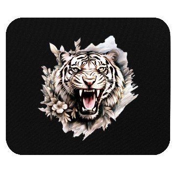 Discover "Tiger Mouse Pads Women's - Wild Animal Graphic Mouse Pads"