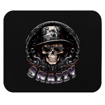 Discover Snazzy Skull: Rock & Roll Never Dies Mouse Pads