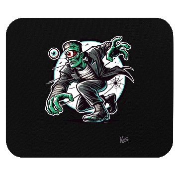 Discover The Green One-Eyed Cyclops Monster Mouse Pads
