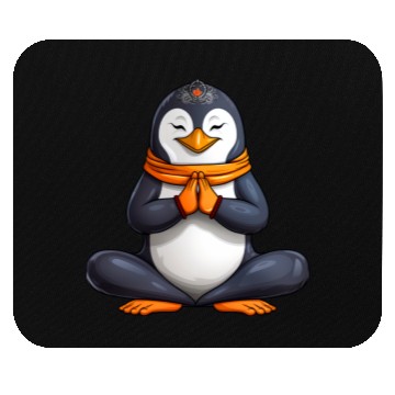 Discover Yogi Penguin Mouse Pads