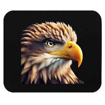 Discover The eagle logo symbolizes strength Mouse Pads