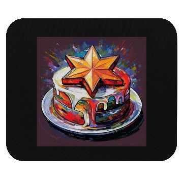 Discover Star Cake Mouse Pads