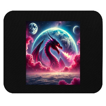Discover The humble dragon-Digital art Mouse Pads