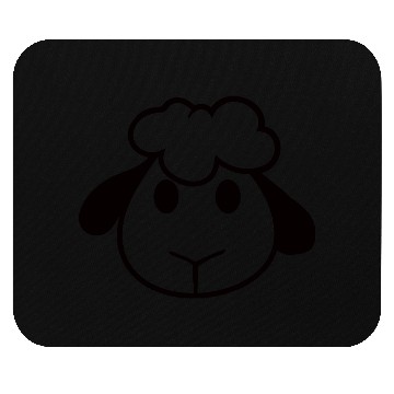 Discover Sheep Face Head Cute Sweet Lamb Cool Comic Baby Mouse Pads