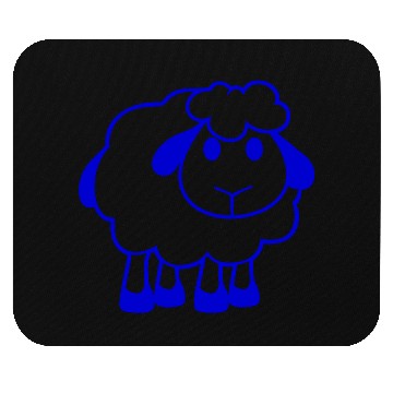 Discover Sheep Baby Standing Cute Lamb Child Cool Comic Fun Mouse Pads