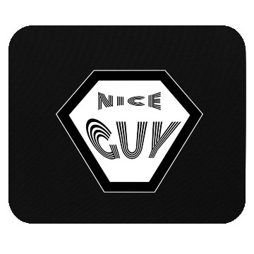 Discover NICE GUY nerd boring single nice guy Mouse Pads