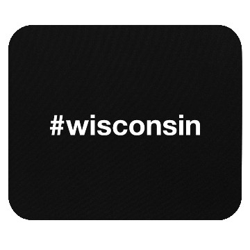 Discover WISCONSIN Hashtag Mouse Pads