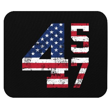 Discover 45 47 President Donald Trump Mouse Pads
