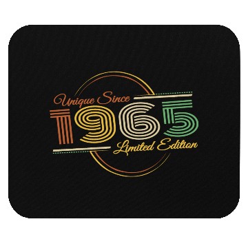 Discover 60th Birthday Retro 1965 Limited Edition Mouse Pads