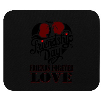 Discover happy friendship day friends forever love Mouse Pads