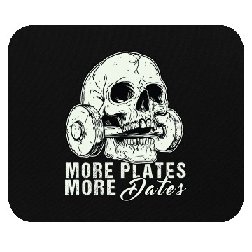 Discover Motivational Gym Skull Mouse Pads