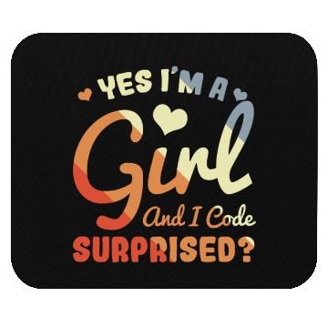 Discover Programmer Girl Mouse Pads