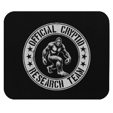 Discover Official Cryptid Research Team Cryptids Sasquatch Mouse Pads