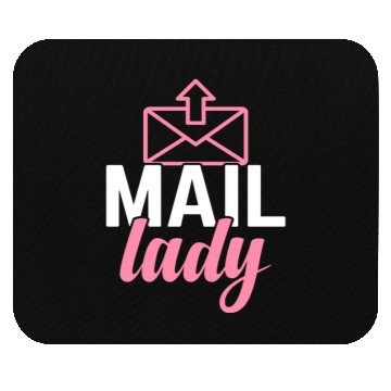 Discover Mail Lady Postal Service Postman Worker Mouse Pads