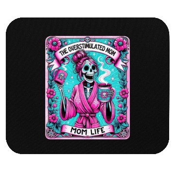 Discover The Overstimulated mom Mouse Pads