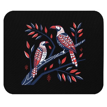 Discover birds Mouse Pads
