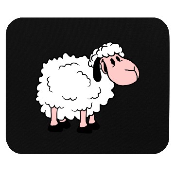 Discover Sheep Baby Standing Cute Lamb Child Cool Comic Mouse Pads