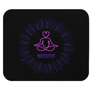 Discover Breathe | Yoga Pose Mouse Pads