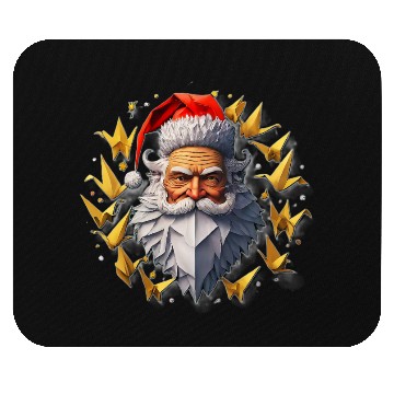 Discover Festive Santa Claus Unique Holiday Design Santa Mouse Pads