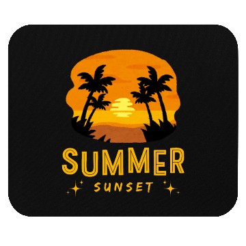 Discover Golden Horizons: Summer Sunset Design Mouse Pads