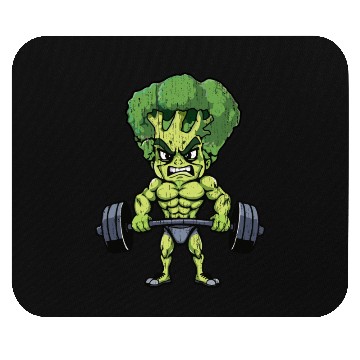 Discover funny broccoli gym bodybuilding Mouse Pads