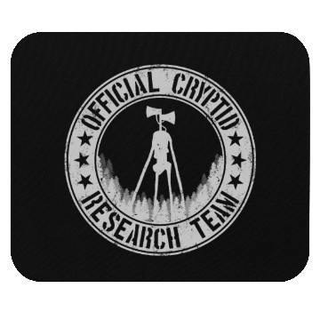 Discover Cryptid Research Team Sirenhead Aliens Siren Head Mouse Pads
