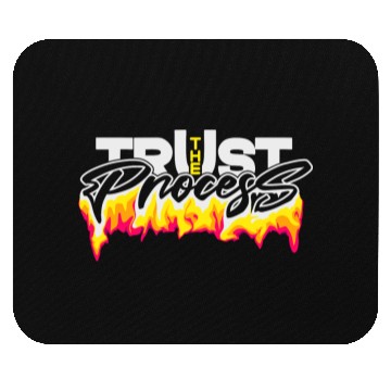 Discover Trust the process typography design Mouse Pads