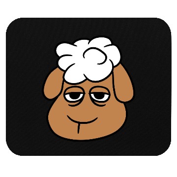 Discover Sheep Tired Bored Empty Look Head Face Unhappy Sad Mouse Pads