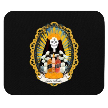 Discover Regal Santa Muerte Mouse Pads
