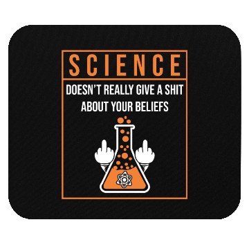Discover Science humour gstudent, physics, chemistry Mouse Pads