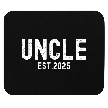 Discover Uncle Est 2025 (distressed font) Mouse Pads