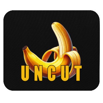 Discover Uncut Peeled Banana Mouse Pads