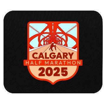 Discover Calgary Half Marathon – 2025 Mouse Pads