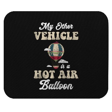 Discover Balloon Fear Of Heights Adventurous Trip Mouse Pads
