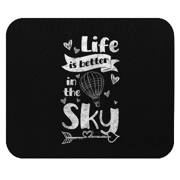 Discover Hot Air Balloon Flame Adventure Mouse Pads