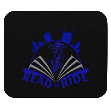 Discover Vintage Read & Ride: Timeless Impact Mouse Pads
