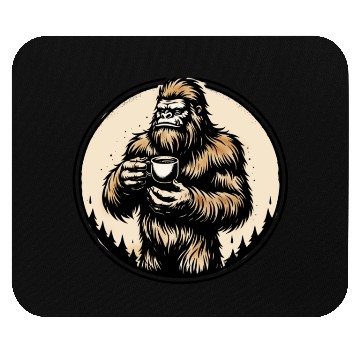 Discover dark wild coffee wild man monkey Chewbacca Beard Mouse Pads