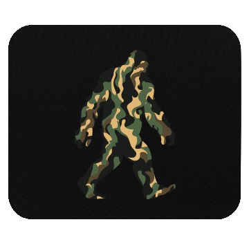 Discover Camouflage Bigfoot - Hidden in Plain Sight Mouse Pads
