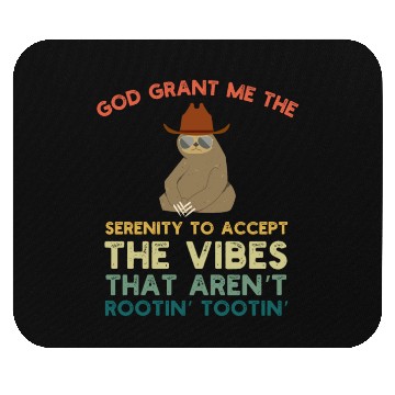 Discover God grant me the serenity to accept Mouse Pads